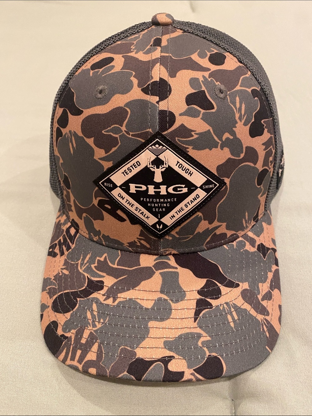 Columbia PHG Men's Camouflage Trucker Hat - Brown/Gray